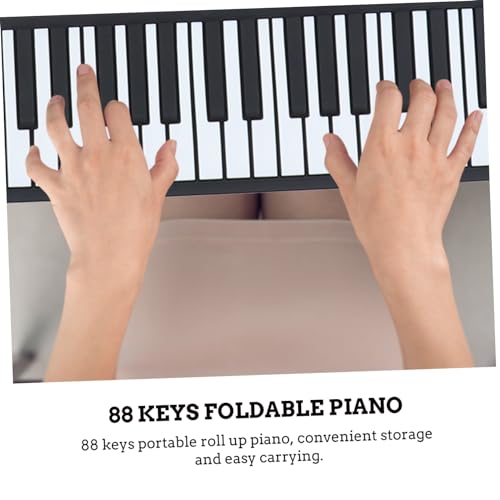 TOYANDONA 1 Jeu De 88 Rouleaux 88 touches de piano instrument de musique piano pour débutant piano électronique roulé à la main piano roulé à la main Piano pliable 88 touches Plastique Black - Les Beatles, Paul McCartney, John Lennon, RIngo Starr, George Harrison TOYANDONA 1 Jeu De 88 Rouleaux 88 touches de piano instrument de musique piano pour débutant piano électronique roulé à la main piano roulé à la main Piano pliable 88 touches Plastique Black – Image 6