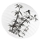 Lanterne à motif bambou – ces lanternes créent une ambiance festive et joyeuse, très chic et chaleureuse. lanterne en papier