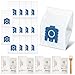 14 Pack Vacuum Dust Bags for Miele GN Hoover Bags, Compatible with Classic C1, Complete C2 C3, S2 S5 S8 S400 Series Vacuum Cleaner, with 4 Motor Protection Filters, 4 Exhaust Filters and 1 Brush