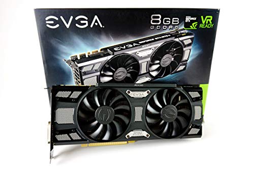EVGA GeForce GTX 1070 Ti SC GAMING ACX 3.0 Black Edition, 8GB GDDR5, EVGA OCX Scanner OC, White LED, DX12OSD Support (PXOC) Graphics Card 08G-P4-5671-KR (Renewed)