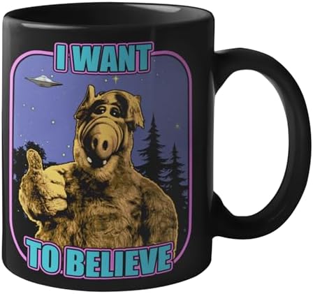 ALF Mug 80s Mug (black, 11oz) image 2