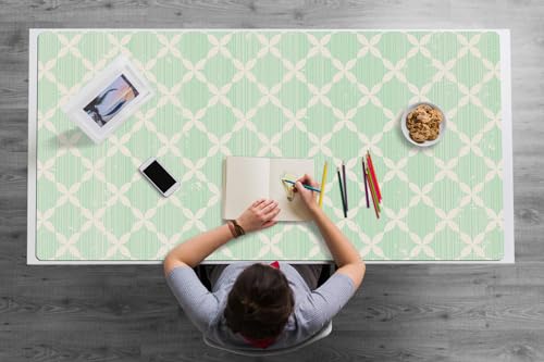 Couverture de bureau 120x60 cm en vinyle PVC multicolore