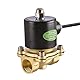 Heschen Messing Elektrisches Magnetventil, 2W-160-15J, 1/2 Zoll, AC220V, Direct Action Wasser Air Gas Normalerweise geschlossen Ersatz-Ventil