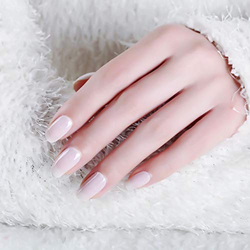 LIHI Color Lab 22PCS (2pcs tiral samples)ADHESION Nail Art Transfer Decals Sticker Solid Color Series DIY Nail Polish Strips ,Nail Wraps, 100% Real Nail polish applique for Manicure, Wedding, Party,A201 Creamy