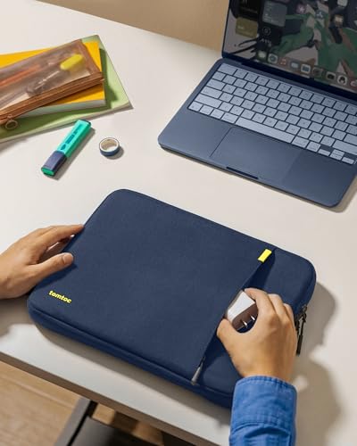 Image of tomtoc 360 Protective Laptop Sleeve 13-inch MacBook Neo A3404 (2026) | Water-resistant Laptop Case Cover Designed for 13-inch New MacBook Neo A18 Pro Chip, 13 inch Shockproof Computer Case Bag