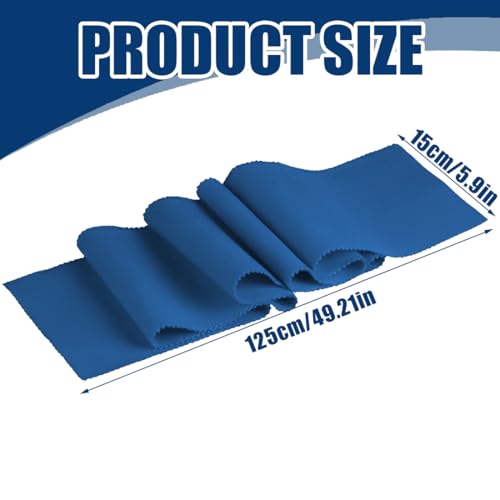 NHP 2 Stück Klaviertastatur Staubschutzabdeckung,Piano Cover,Klavier Abdeckung,Anti-Staub-Tastenabdeckung Tuch für 88-Tasten-Elektronik-Keyboard,Upright Piano,Digital Piano(Blau + Schwarz)