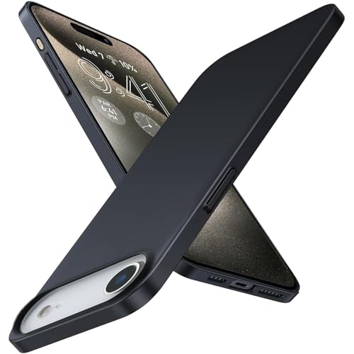 RUNGOS Slim Fit for iPhone Air Case [Ultra Thin as No Case on] [Matte Skin Feel] [Anti-Slip & Sweat-Proof] Protective Cover for iPhone Air Phone Case 6.5'' 2025, Black