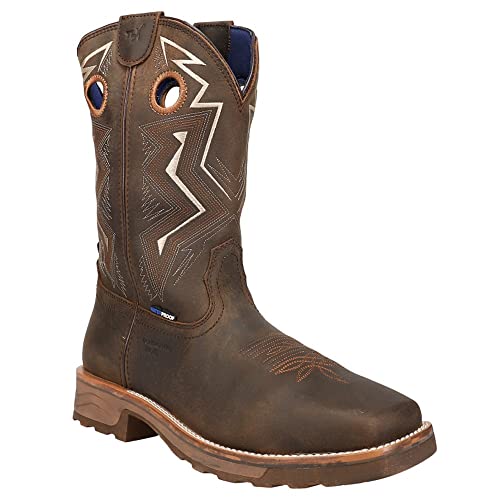 Tony Lama Mens Force 11" Electrical Composite Toe Work Safety Shoes Casual - Brown - Size 9 D #TOP1