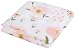 LittleJump Ultra Soft Bamboo Baby Blanket Floral Print Muslin Swaddle Blankets, 47 x 47 inches Baby Swaddle wrap for Girl. (Floral)