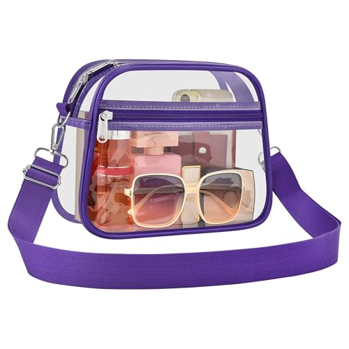 Image of USPECLARE Clear Bag for Stadium Events Clear Sports Fan Handbags Purses
