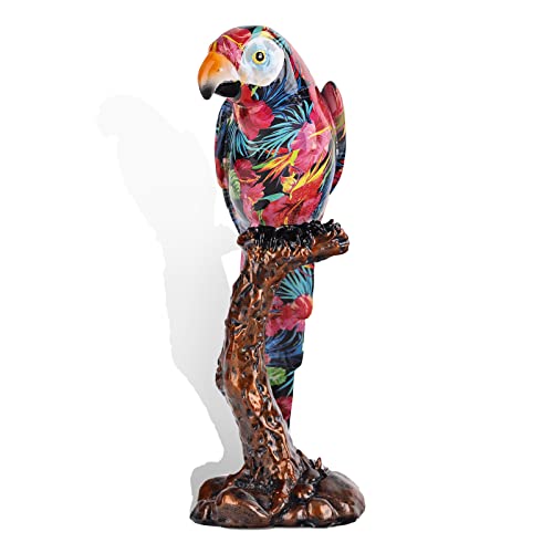 Oliruim Macaw Statue Fake Parrot Sculpture Colour Parrot Art Decorations For Home Outdoor Garden Pirate Parrot Decoration, Christmas And Birthday Unique Gifts (A Parrot) #TOP12