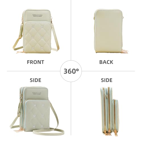 Image of Crossbody for Women, Trendy Small Phone Purse with Secure Card Slots, Lightweight Card wallet