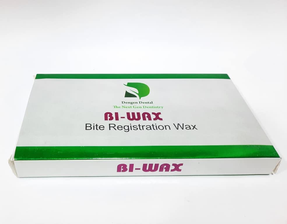 Dengen Dental BI WAX Bite Registration Wax 10 Sheets 1 box : Amazon.in ...