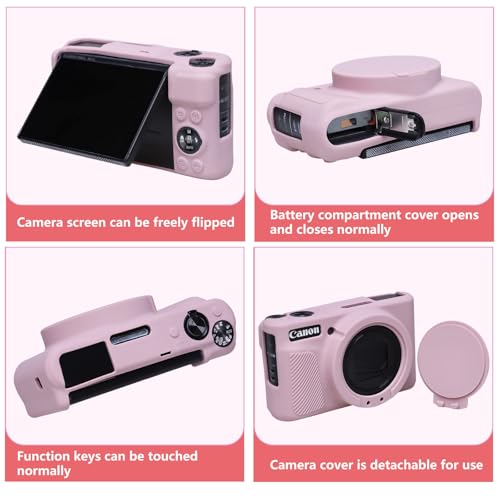 Funda para cámara L LTGEM compatible con Canon Powershot miniatura 3