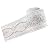 MULLSAN 5 Meters Rattan Flower 3D Peel and Stick Waterproof Wall Border Easy to Apply (White)