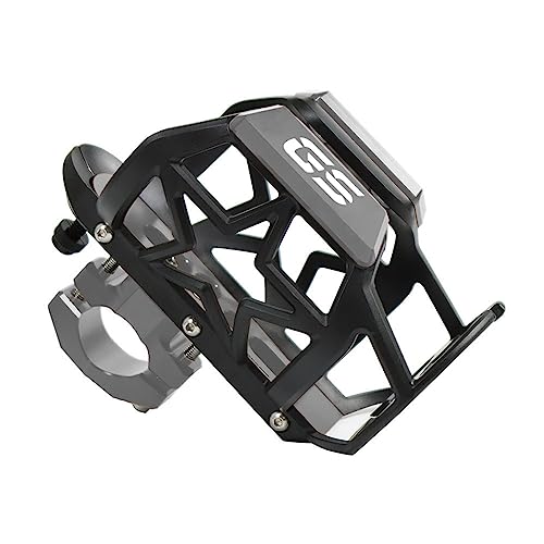 ZYAURA F for BMW R1200GS R1250GS Motorbike Beverage Water Bottle Cage Drink Cup Holder Sdand Mount Accessories GS R1200 1250 GS Y (Color : GS Grey)