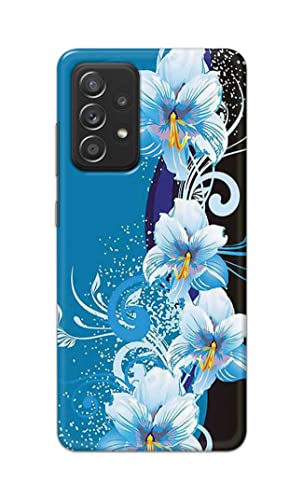 Image of PRINTFIDAA Beautiful Floral Design Printed Designer Hard Case for Samsung Galaxy A52 / A52 5G (6.5 inch) Back Cover -(e) RPM1006