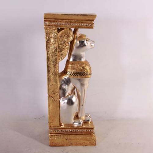 Estatua de Gato Bastet Egipcio a tamaño real miniatura 5