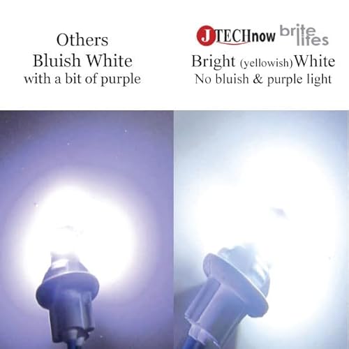 Britelites Jtech 6X 194 168 2825 T10 5 Smd White Led Car Lights Bulb By Newest 5050 Chipset Technology #TOP7