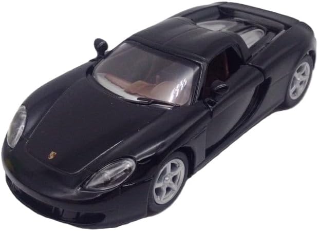 1/36 Porsche Carrera GT Mini Car Super Car Pull Back Kinsmart Diecast No Box Black (Sold as 1 unit)) [Parallel import goods]