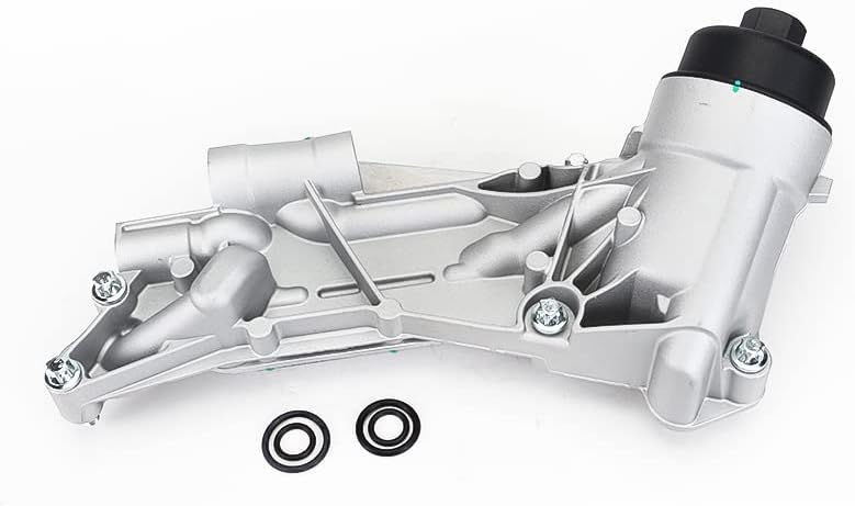 93186324 25199751 Enfriador de aceite de motor con conjunto de filtro de aceite compatible con GM Chevrole-t Cruze Aveo 1.8L