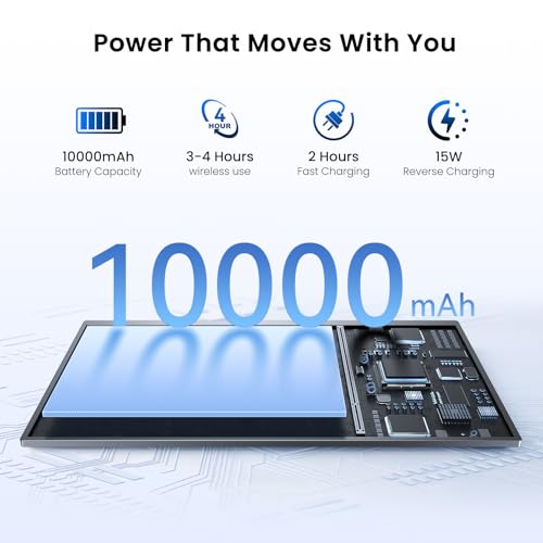 Image of UPERFECT Wireless Portable Monitor with Battery 10000mAh, 23.8 inch 1080P FHD 100Hz 145% sRGB QLED Gaming Monitor with Stand, Bag & VESA, Large Second Screen for Laptop, Computer, Phone, Game Consoles
