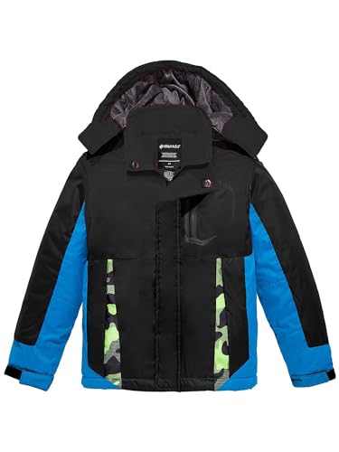 wantdo Boys Waterproof Ski Jacket