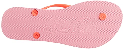 Sandália Letnie Hawaje, , Coca-Cola, Feminino, Rosa Claro/Coral, 41/42