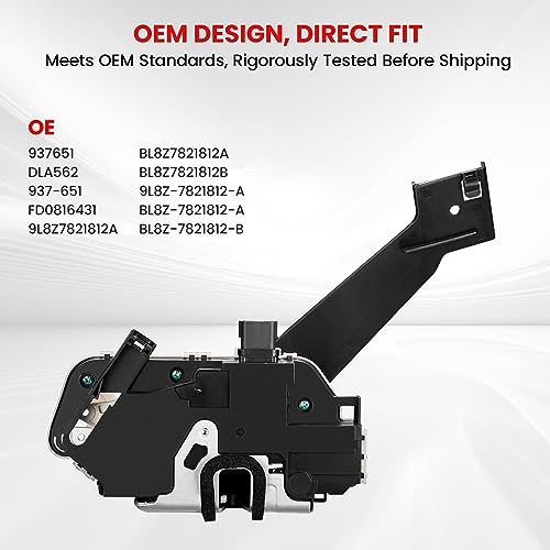 Image of SYERAL Power Door Lock Actuator w /Latch Assembly 937-651 Front Right Passenger Side Door Latch Compatible with Ford Escape 2008-2012, Compatible with Mercury Mariner 2008-2011