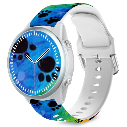 Lyforaz (���[�t�H���Y) ���Ճv�����g�o���h Samsung Galaxy Watch 3 45mm�Ή� 22mm �\�t�g�V���R�� ���킢���X�g���b�v Venu 4 45mm/3/2/Forerunner 570 47mm/970/965/955 