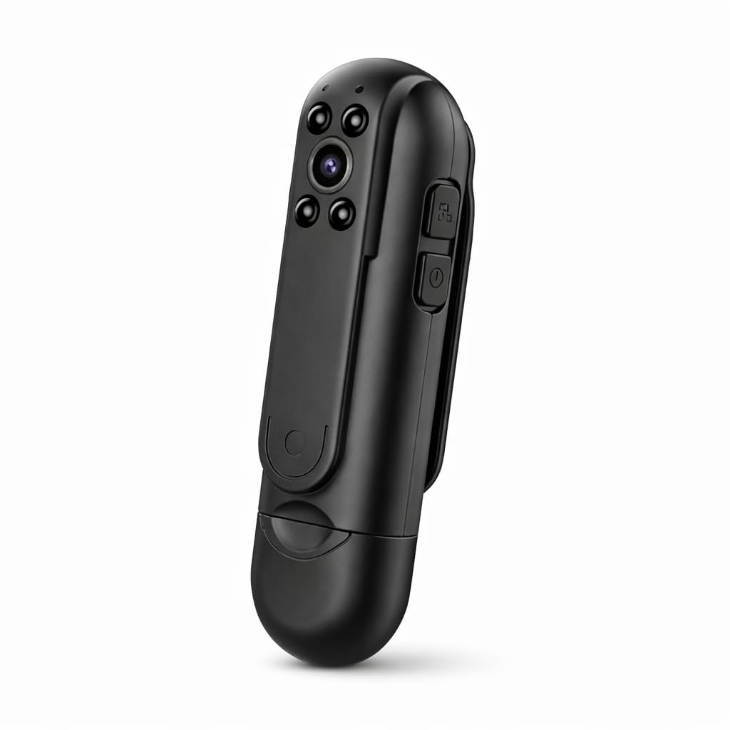 FREDI HD PLUS Non WiFi Wearable Cam | HD 1080P Portable Body Cam | Loop Recording Camera with Back Clip for Security | Meeting and Office Portable Body Camera with Audio Recording-image-25