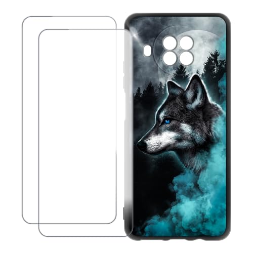 UOGNADGD Xiaomi Redmi Note 9 Pro 5G �Ƃ̌݊������� �J�X�^���J���t���P�[�X�{�����K���X�ی�t�B����2���t�� ? �Ռ��z�������h�~ (�T 1)