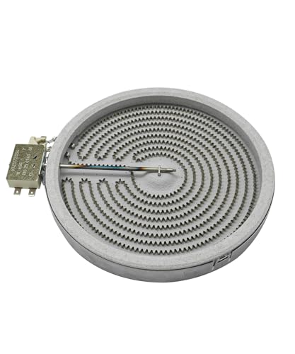 Image of WB30T10045 WPW10242957 Range Oven Radiant Surface Element Fits for GE Stove | 8 inch 2000 Watt Burner Replaces WB30T10132 WB30T10007 W10823708 WB30K5031 WP74007839 2152042812 223C7379P001