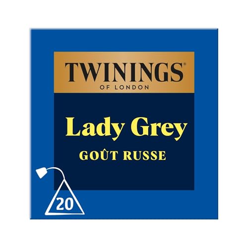 Twinings - Té ruso con sabor a bergamota y cítricos, 20 bolsas, 40 g