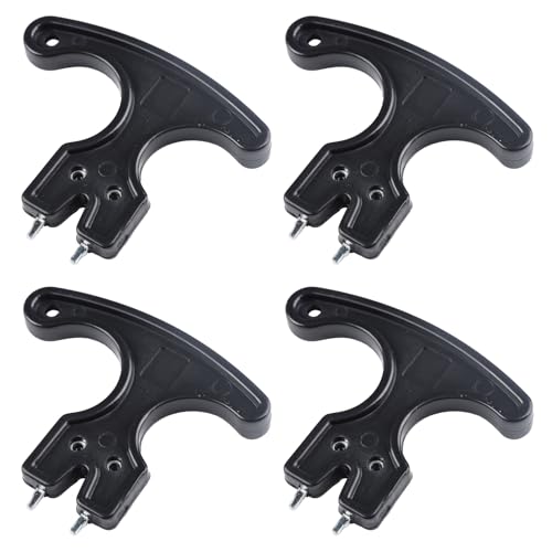 SquEqu 4 Pack Golf Cleat Wrench Key Set Two-prong Golf