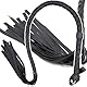Exotic Whip Peitsche für Sklaven 85cm Kunstleder Sex Peitsche für die Frau BDSM Peitsche Flogger für Sex Sadomaso Sexspielzeug für Paare Strapazierfähiger ABS-Griff peitschen erotik-spiel FOPS B21-6