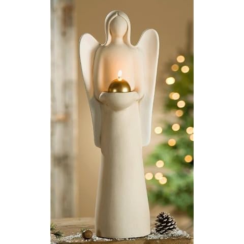 Skulptur Engel LUCIA mit Teelichthalter Sculpture Francis Gilde Cover