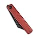 SENCUT Bronte Folding Pocket Knife with Front Flipper Opener, 3.38 Inch Blade Burgundy G10 Handle SA08D