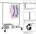 Camabel Perchero Burro Perchero de ropa con ruedas Ajustable 130-189cm Capacidad de...