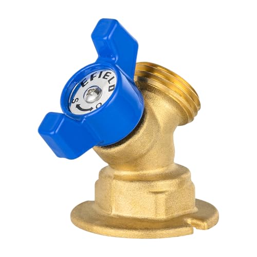 EFIELD 1/4-Turn Sillcock Hose Bibb with Flange, 3/4 Inch Female Threaded Inlet x 3/4 Inch. MHT Outlet,(SILLCOCK053) - Image 4