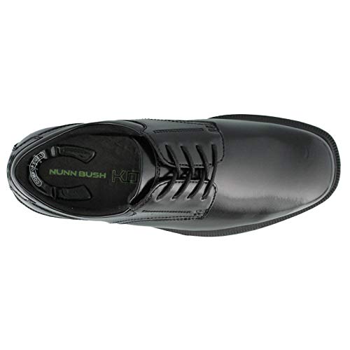 Nunn Bush Men's Baker Street Plain Toe Oxford Lace Up with Kore Slip Resistant Comfort Technology3