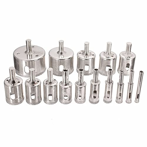 Kit de Brocas Diamante 15 piezas 6mm-50mm miniatura 1