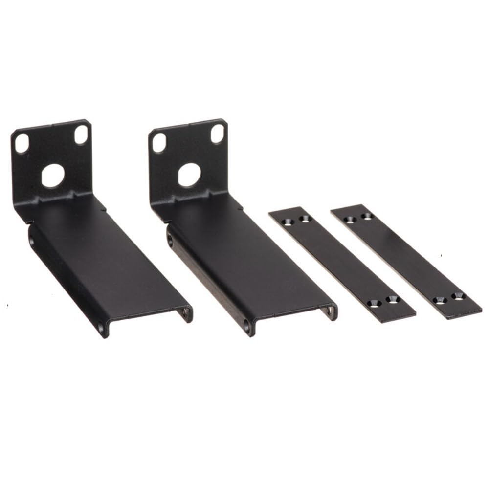 Sostituzione UA507 Dual Rack Mount Hardware per Dual Shure BLX24R/B58 Wireless Vocal Rack-mount Set Ricevitore Rackmount, Nero