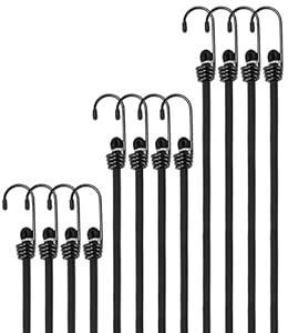 Goxiry Spanngurte mit Haken 12er-Pack