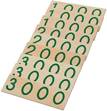 Miniatura 8 de DANNI Montessori Niños Matemáticas Juguetes Educativos Bebé Madera Grano Dorado Material Matemáticas Sistema Decimal Preescolar Aprendizaje