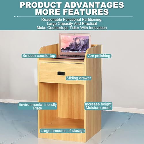 Table de réception moderne pour optimiser l'accueil encombré d'un hôtel