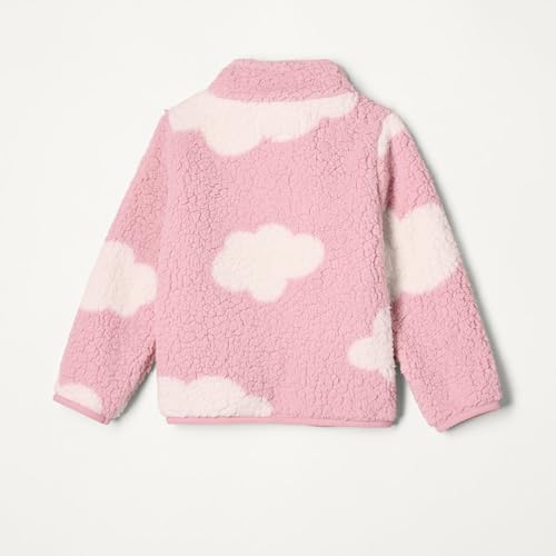 Image of Amazon Essentials Girls and Toddlers' Sherpa Fleece Full-Zip Jacket, Fleece Lined