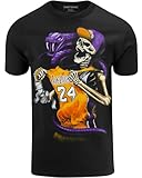 ShirtBANC Los Angeles Legend 24 Bryant Skeleton Mamba Shirt LA Basketball