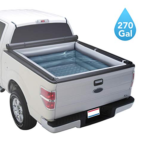 GOLOHO Inflatable Truck Bed Poolï¼ˆ 66\" x 62\" x 21\" ï¼‰ for Standard/Short Pickup Truck, with Storage Bag