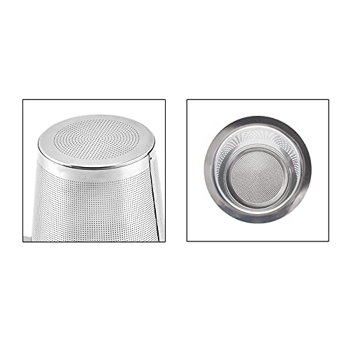 Colador De Té De Acero Inoxidable 304 Colador De Té De Malla Fina Reutilizable Colador De Té Para Té A Granel Colador De… - Imagen 5